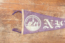 Load image into Gallery viewer, New York University Felt Pennant Vintage College Wall Decor NYU

