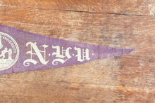 Load image into Gallery viewer, New York University Felt Pennant Vintage College Wall Decor NYU
