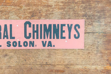 Load image into Gallery viewer, Vintage Natural Chimneys Mt. Solon Virginia Bumper Sign
