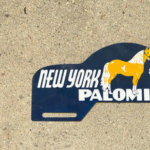 Load image into Gallery viewer, 1950s New York Palomino Horse Exhibitors Association License Plate Topper
