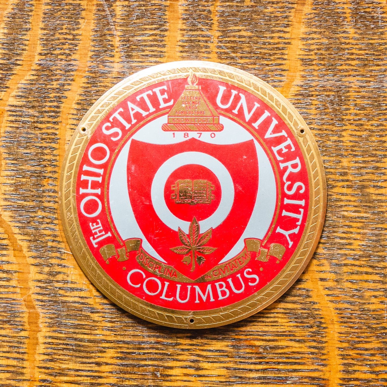 THE Ohio State University Radiator Badge Vintage Shield Emblem – Eagle ...