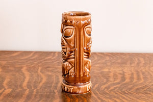 Luau Hut Ku God Tiki Mug - Retro Tropical Barware