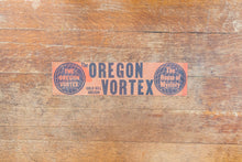 Load image into Gallery viewer, Vintage Oregon Vortex Bumper Sign Gold Hill OR
