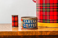 Load image into Gallery viewer, Tartan Coffee Tin - Lowry Co. Philly - Plaid Fall Decor
