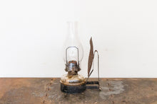 Load image into Gallery viewer, Queen Anne No 2 Oil Lamp with Reflector Rustic Wall Decor
