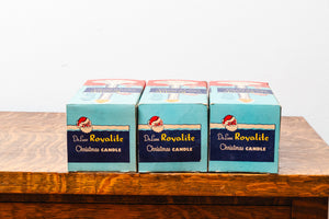 1950s Royalite Christmas Candles Vintage Midcentury Decor