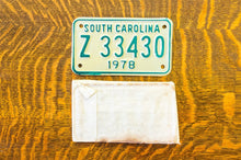 Load image into Gallery viewer, 1978 South Carolina Motorcycle License Plate Vintage Wall Hanging Decor
