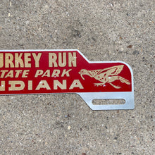 Load image into Gallery viewer, Turkey Run State Park Indiana License Plate Topper Vintage
