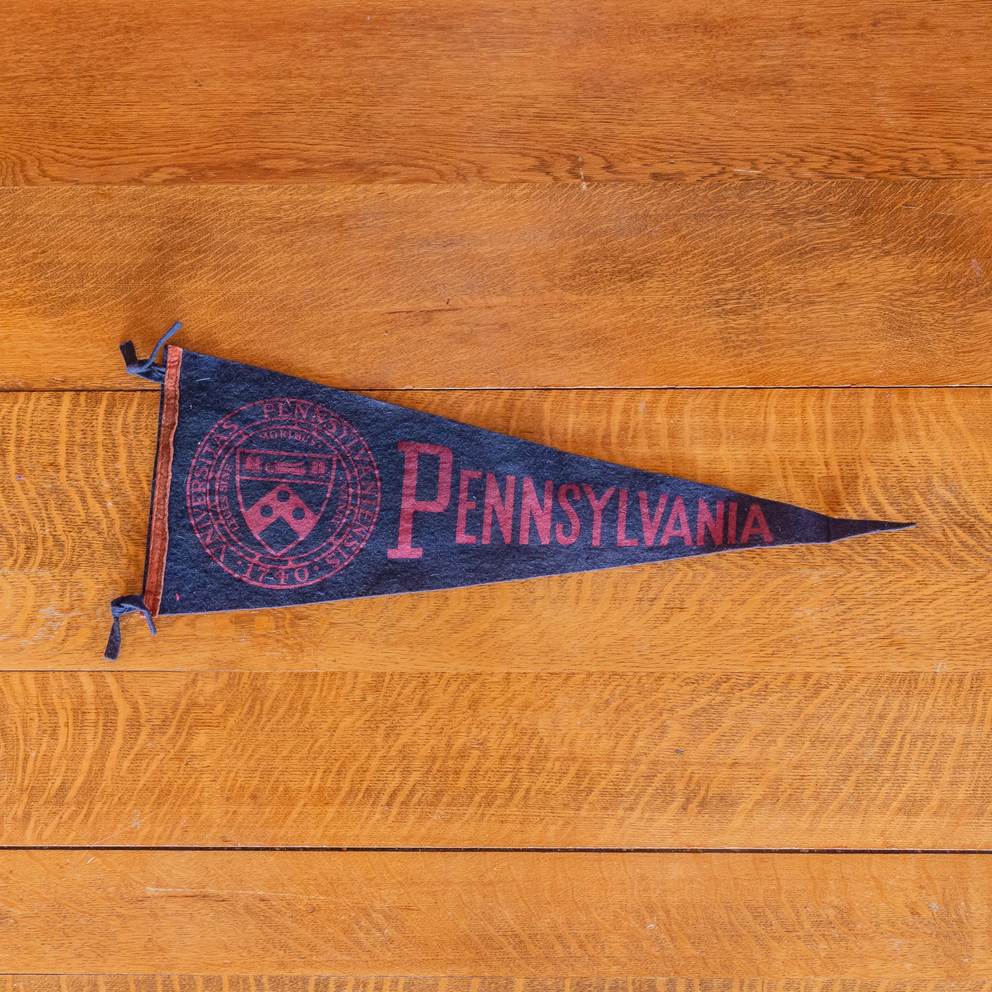 Penn Quakers Pennant Banner - 12x30 Inch Wool College Sports Banner
