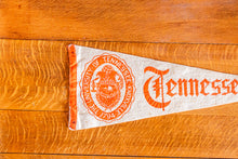 Load image into Gallery viewer, University of Tennessee Felt Pennant Large Vintage Vols College Decor
