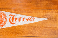 Load image into Gallery viewer, University of Tennessee Felt Pennant Large Vintage Vols College Decor

