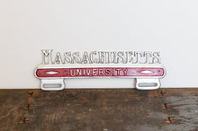Load image into Gallery viewer, University Massachusetts Amherst License Plate Topper Vintage
