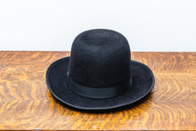 Load image into Gallery viewer, Vintage Black Bowler Derby Hat by Gohn Bros with Box
