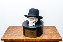 Load image into Gallery viewer, Vintage Black Bowler Derby Hat by Gohn Bros with Box
