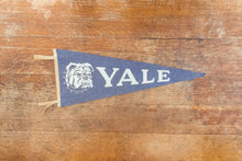 Load image into Gallery viewer, Yale University Blue Felt Pennant Vintage College Wall Decor
