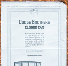 Load image into Gallery viewer, 1916 Dodge Brothers Car Ad Vintage Car Automobile Ephemera
