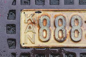 1917 Kansas License Plate Vintage Wall Decor 88836