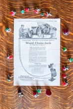 Load image into Gallery viewer, 1918 Weed Chains Car Ad Vintage American Chain Co. Automobile Ephemera
