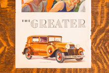 Load image into Gallery viewer, 1929 Packard Sedan Car Ad Vintage Automobile Ephemera
