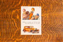 Load image into Gallery viewer, 1929 Packard Sedan Car Ad Vintage Automobile Ephemera
