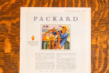 Load image into Gallery viewer, 1929 Packard Car and Coca Cola Ad Vintage Automobile Ephemera
