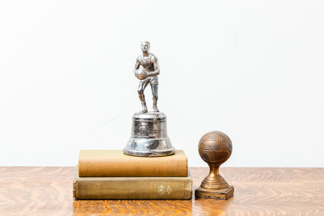 1930 Basketball Trophy Vintage Sports Shelf Decor