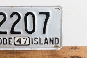 Rhode Island 1947 License Plate Pair Vintage YOM Original Paint Car Decor - Eagle's Eye Finds