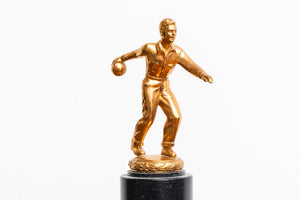 1948 Bowling Trophy Vintage Sports Shelf Decor