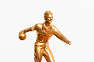 1948 Bowling Trophy Vintage Sports Shelf Decor