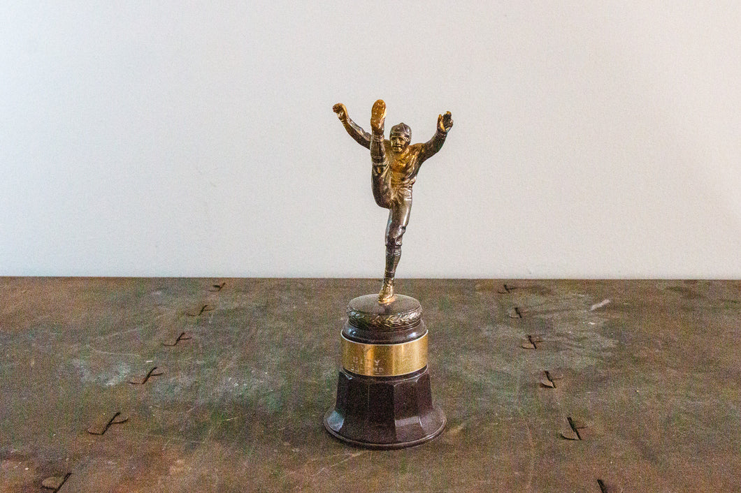 1953 Football Trophy Vintage Sports Shelf Decor