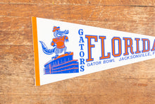Load image into Gallery viewer, University of Florida Gator Bowl Pennant Vintage College Football Sports Decor

