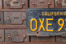 Load image into Gallery viewer, California 1963 License Plate Vintage Wall Hanging Decor OXE 930 - Eagle&#39;s Eye Finds
