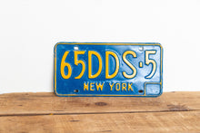 Load image into Gallery viewer, New York 1960s Dentist License Plate Vintage DDS Wall Decor - Eagle&#39;s Eye Finds
