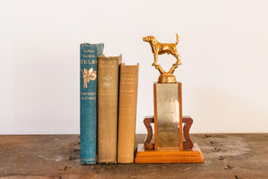 1967 Beagle Dog Show Trophy Vintage Pet Shelf Decor