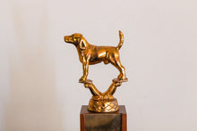 Load image into Gallery viewer, 1967 Beagle Dog Show Trophy Vintage Pet Shelf Decor
