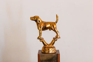 1967 Beagle Dog Show Trophy Vintage Pet Shelf Decor