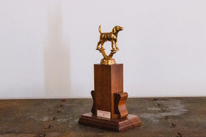 1967 Beagle Dog Show Trophy Vintage Pet Shelf Decor