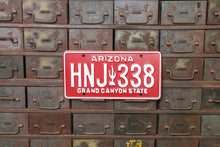 Load image into Gallery viewer, Arizona 1980 Grand Canyon State License Plate Vintage Red Wall Hanging Decor HNJ-338 - Eagle&#39;s Eye Finds
