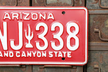 Load image into Gallery viewer, Arizona 1980 Grand Canyon State License Plate Vintage Red Wall Hanging Decor HNJ-338 - Eagle&#39;s Eye Finds
