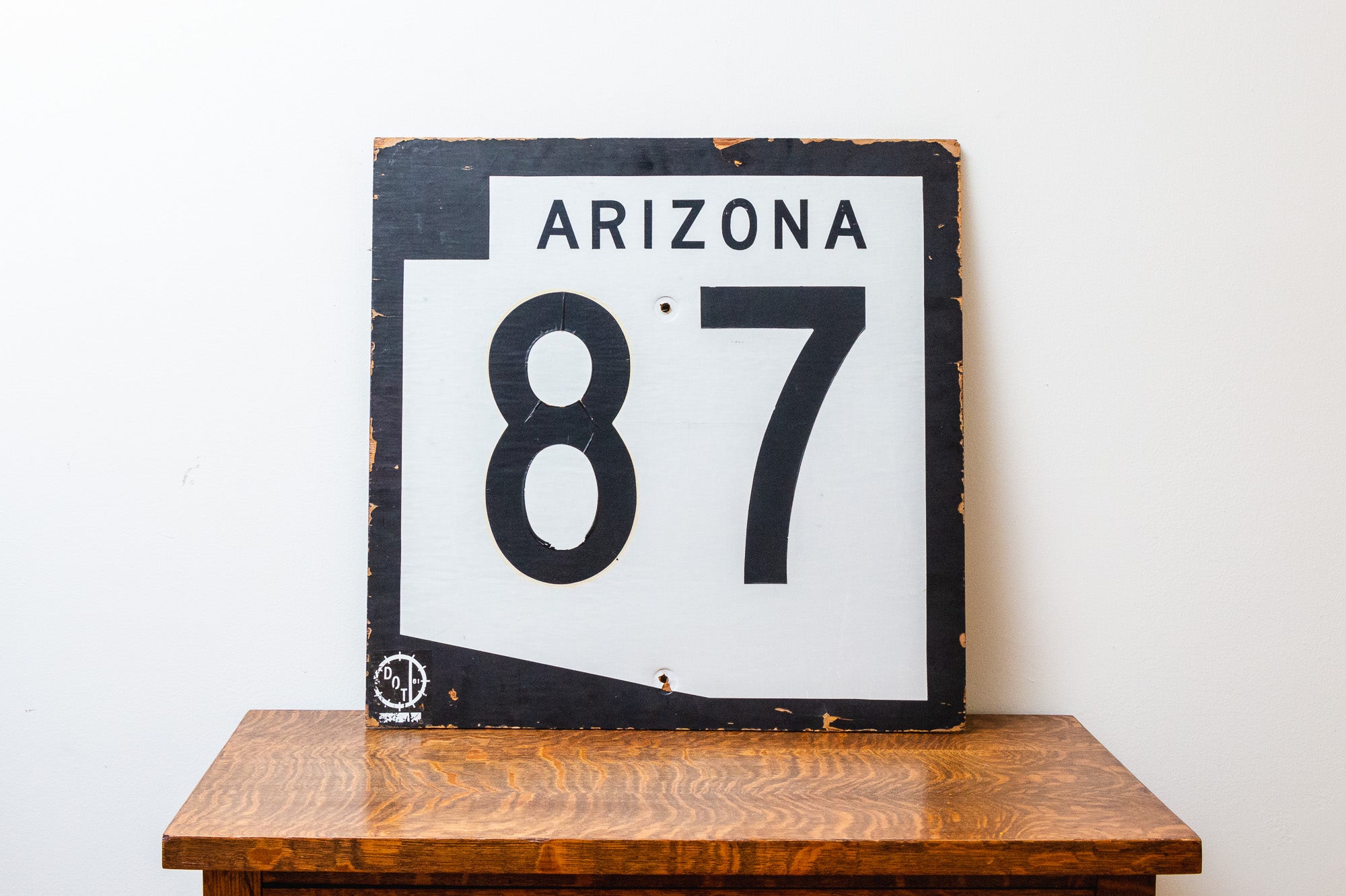 1981 Arizona State Route 87 Highway Sign Vintage – Eagle's Eye Finds