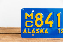 Load image into Gallery viewer, Alaska 1967 Motorcycle License Plate Vintage Wall Hanging Decor - Eagle&#39;s Eye Finds
