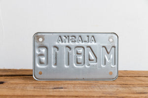 Alaska 1974 Motorcycle License Plate Vintage Wall Hanging Decor - Eagle's Eye Finds