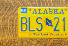 Load image into Gallery viewer, 1984 Alaska License Plate Vintage Yellow Decor BLS217
