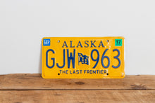 Load image into Gallery viewer, Alaska 2017 License Plate Vintage Wall Hanging Decor - Eagle&#39;s Eye Finds
