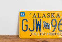 Load image into Gallery viewer, Alaska 2017 License Plate Vintage Wall Hanging Decor - Eagle&#39;s Eye Finds
