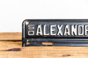 Alexandria Virginia 1950 License Plate Topper Vintage Classic Car Decor - Eagle's Eye Finds