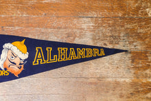 Load image into Gallery viewer, Alhambra High School Felt Pennant Vintage California Wall Decor
