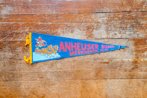 Anheuser Busch New Hampshire Pennant Vintage Blue Retro