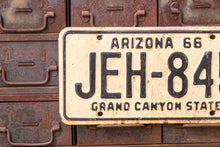 Load image into Gallery viewer, Arizona 1966 Grand Canyon State License Plate Black and White Wall Decor - Eagle&#39;s Eye Finds
