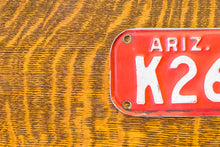 Load image into Gallery viewer, 1977 Arizona Motorcycle License Plate Vintage Wall Hanging Decor K26R
